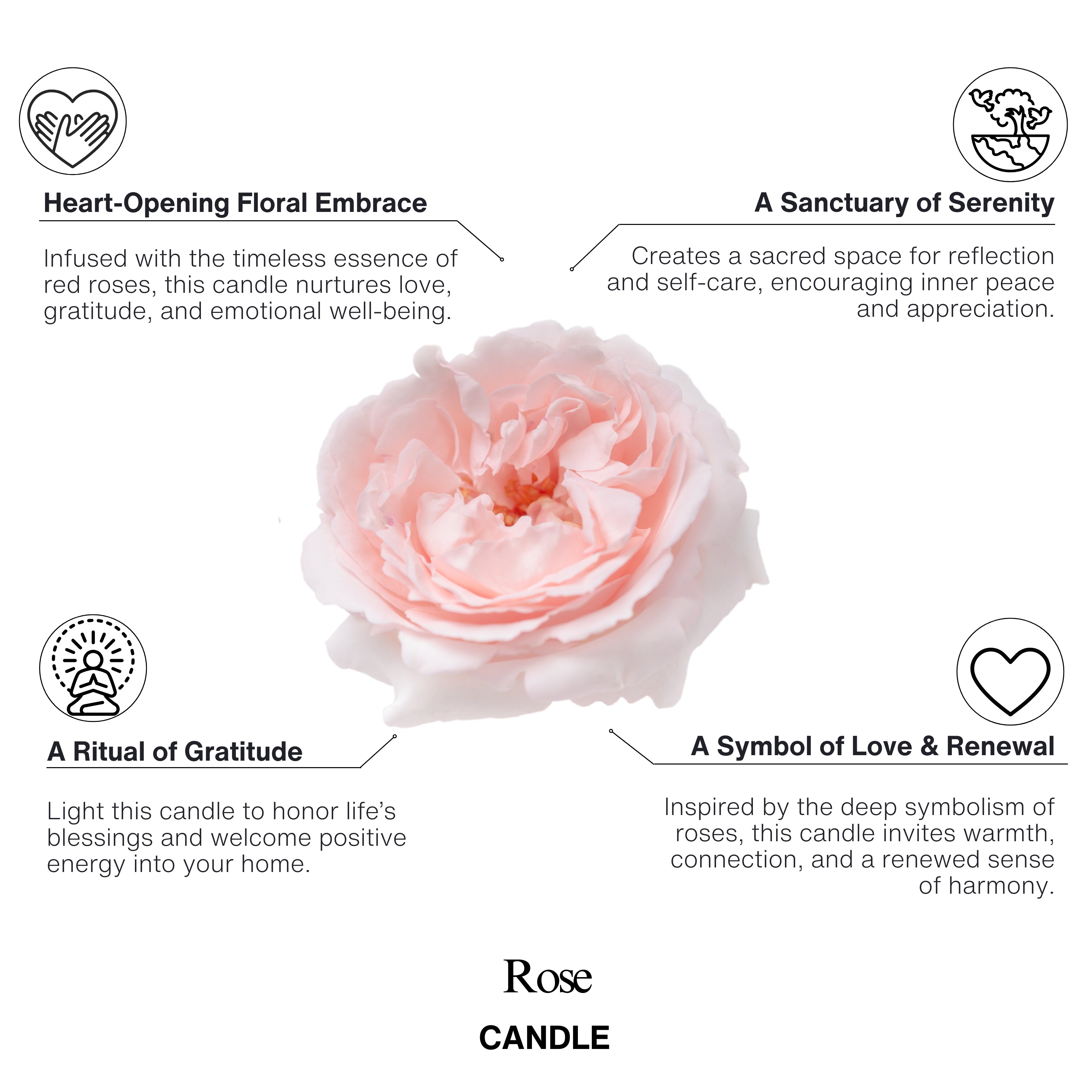 Rose Candle