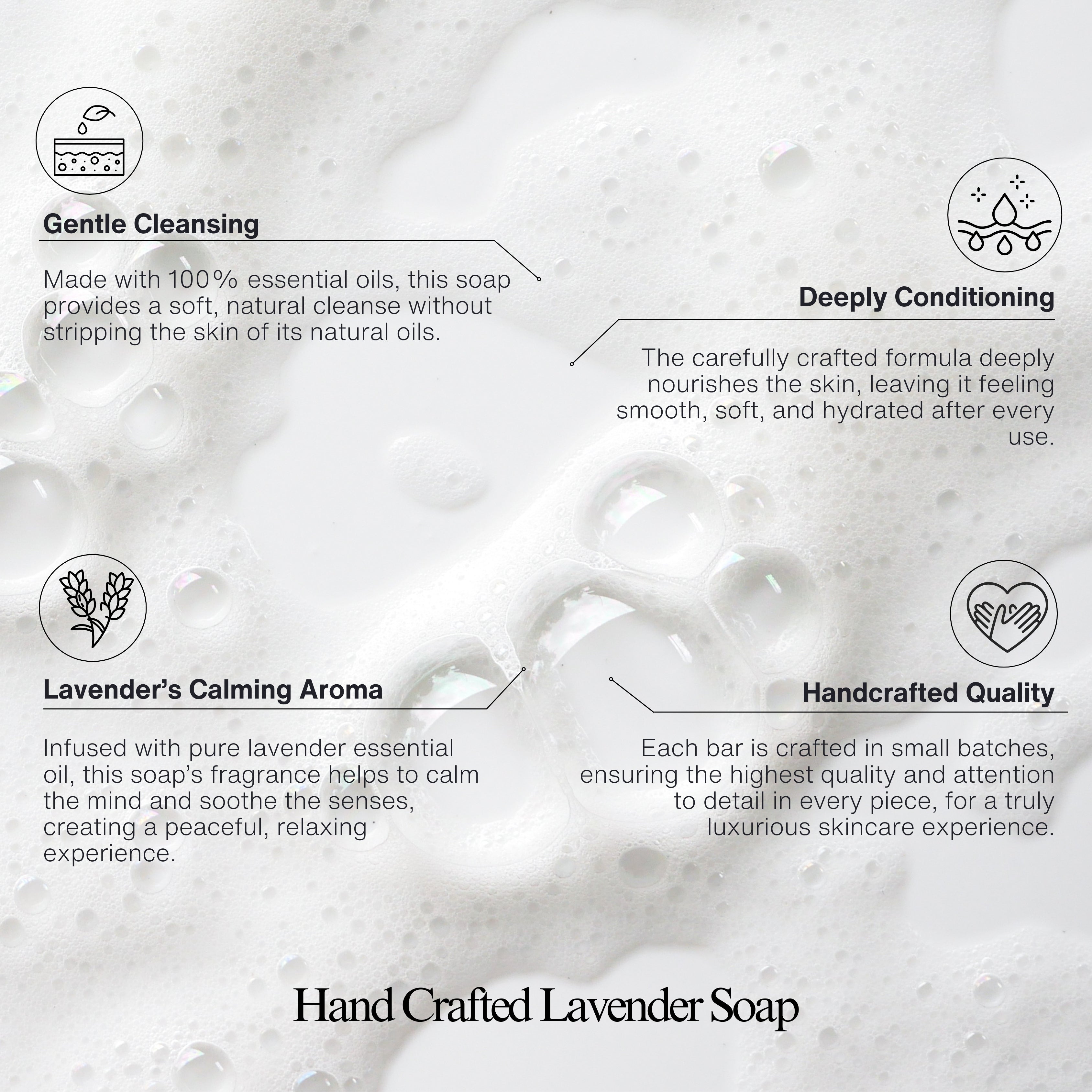 Lavender Soap 100gr (Hand Crafted)