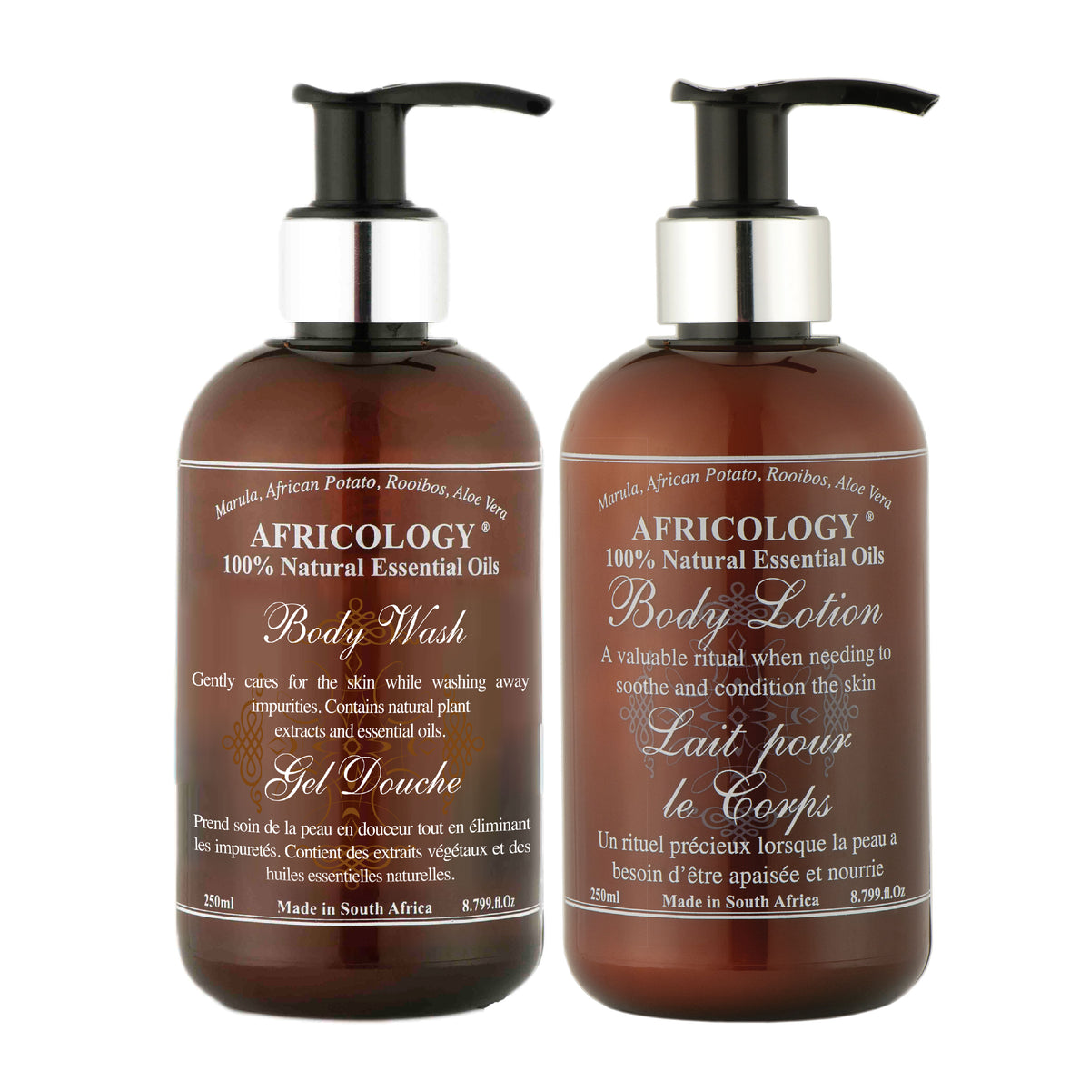 250ml Body Wash & Body Lotion Bundle