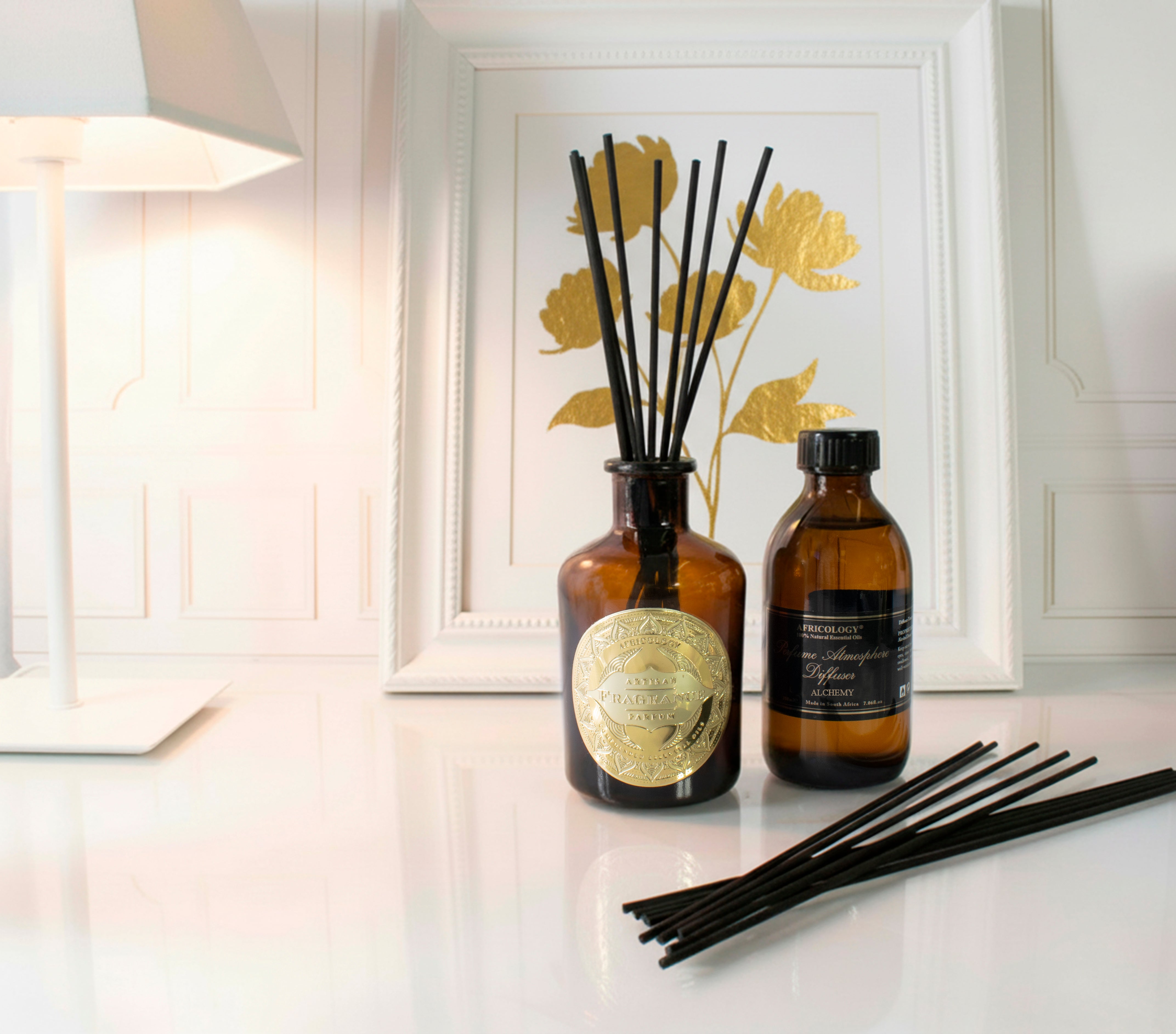 Rose Oud Room Diffuser Bundle (200ml+Refill)