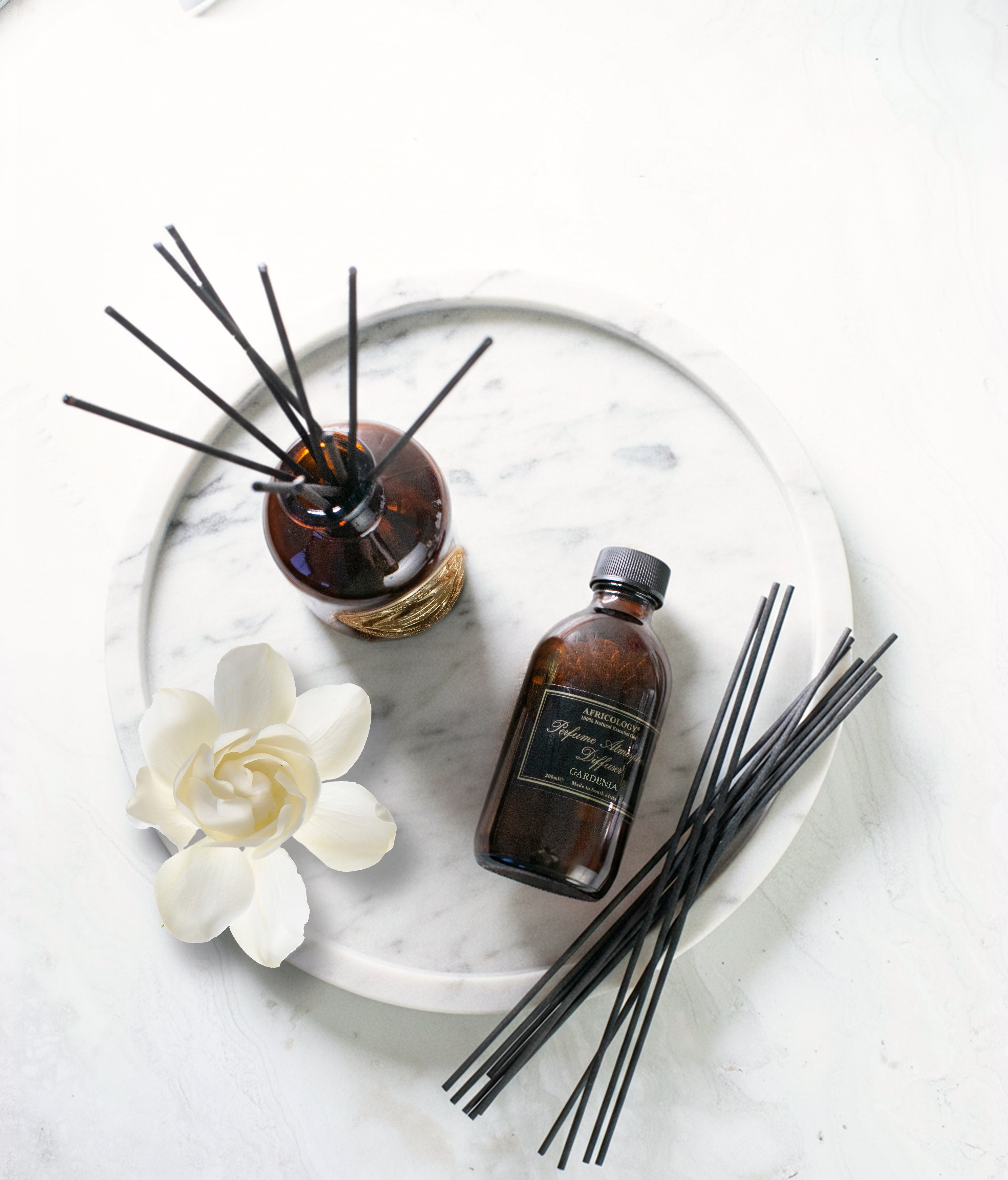 Gardenia Room Diffuser Bundle (200ml+Refill)