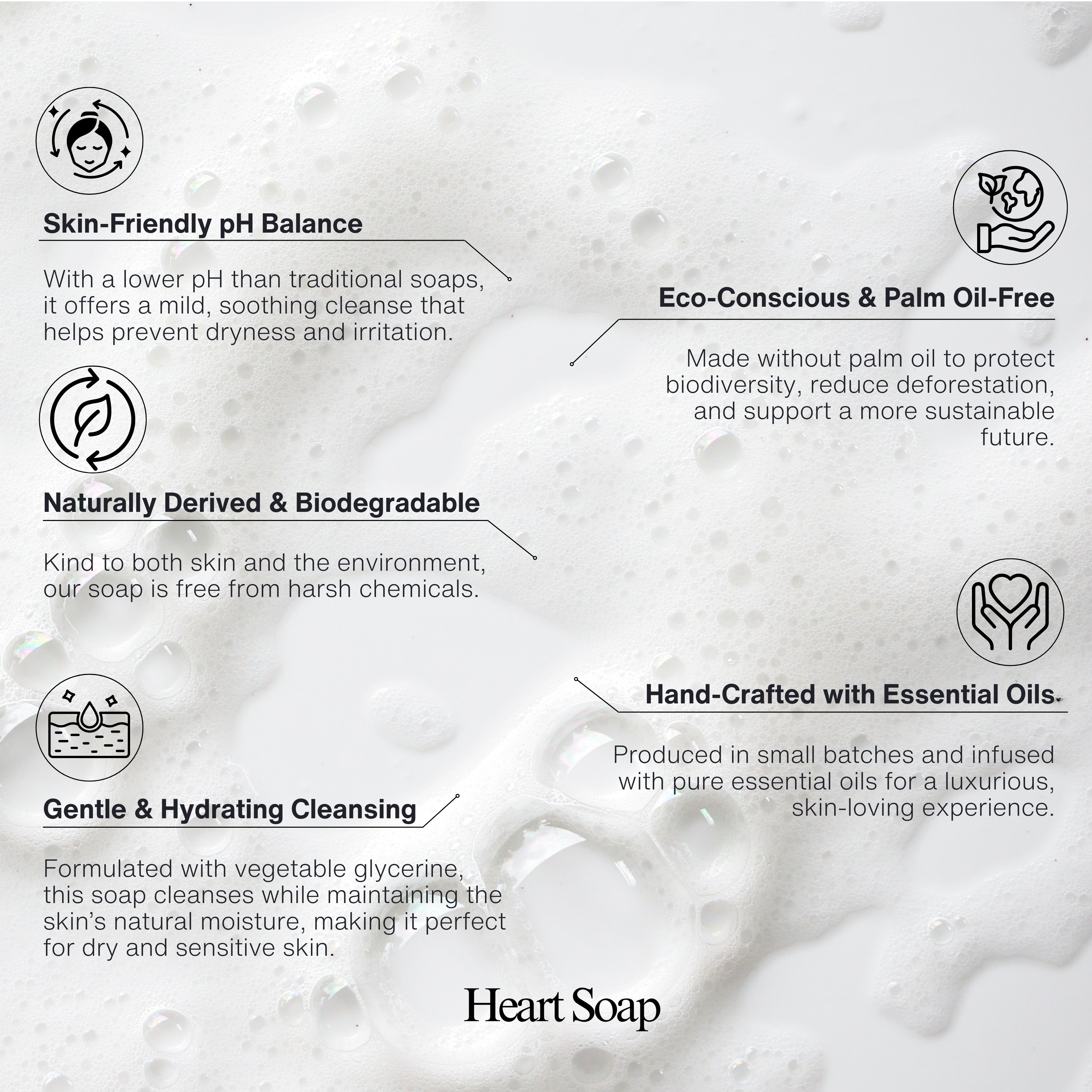 Heart Soap 60g (Hand Crafted)