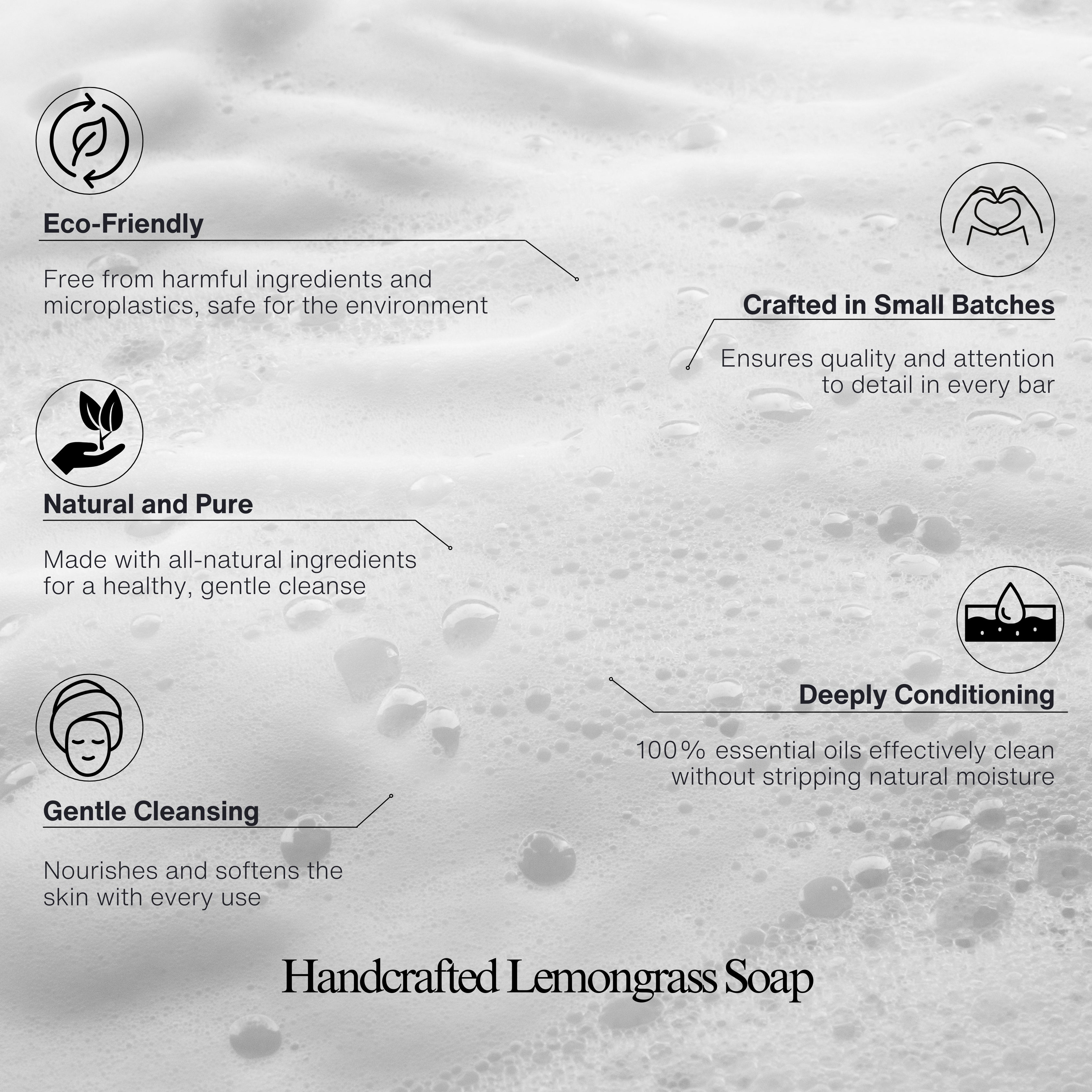 Lemongrass Soap 100gr (Hand Crafted)