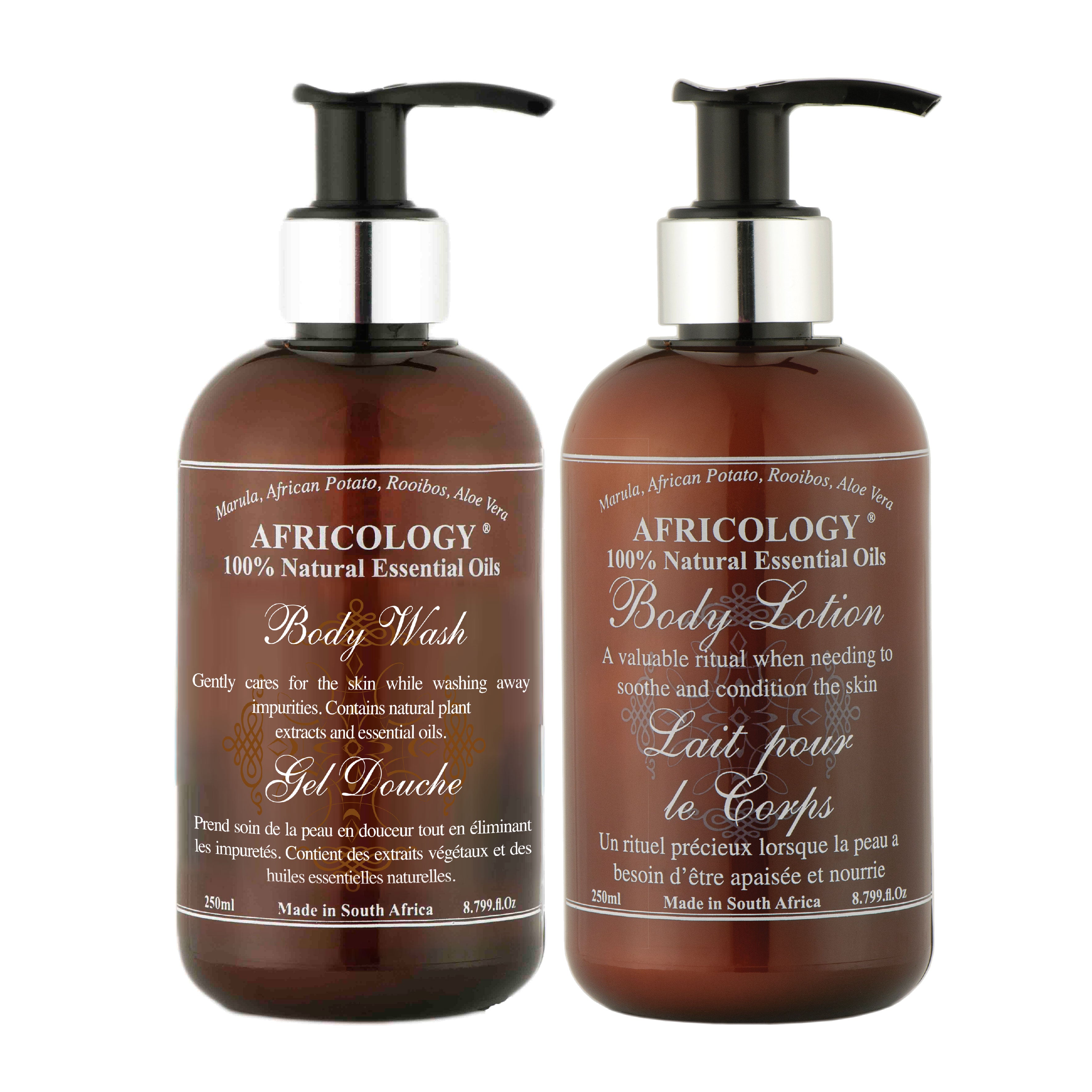 250ml Body Wash & Body Lotion Bundle