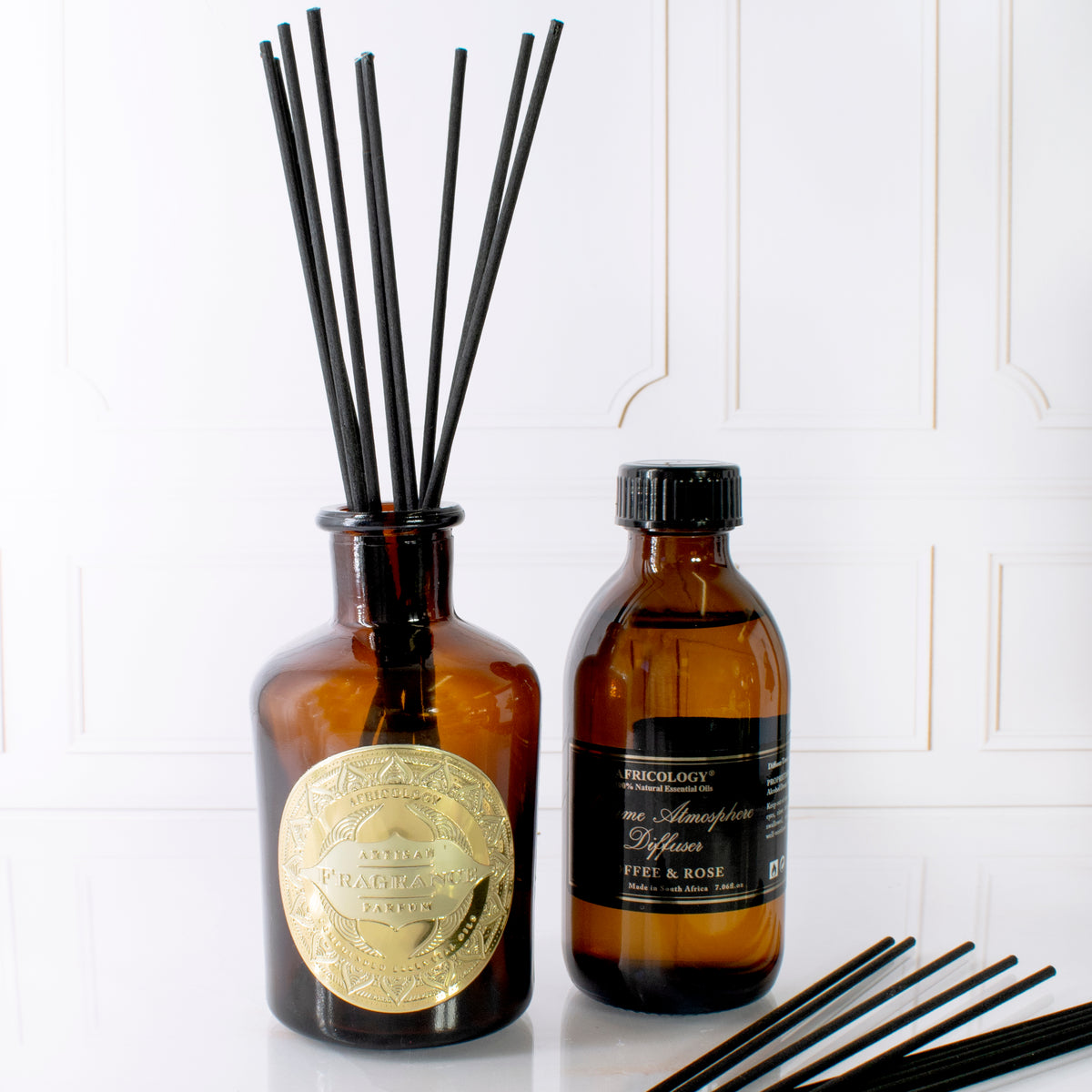 Coffer Diffusers Coffee Rose Room Diffuser Bundle (200ml+Refill)