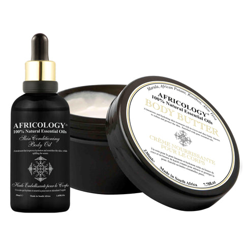 Body Butter 200ml & Conditioning Marula Oil 50ml Bundle