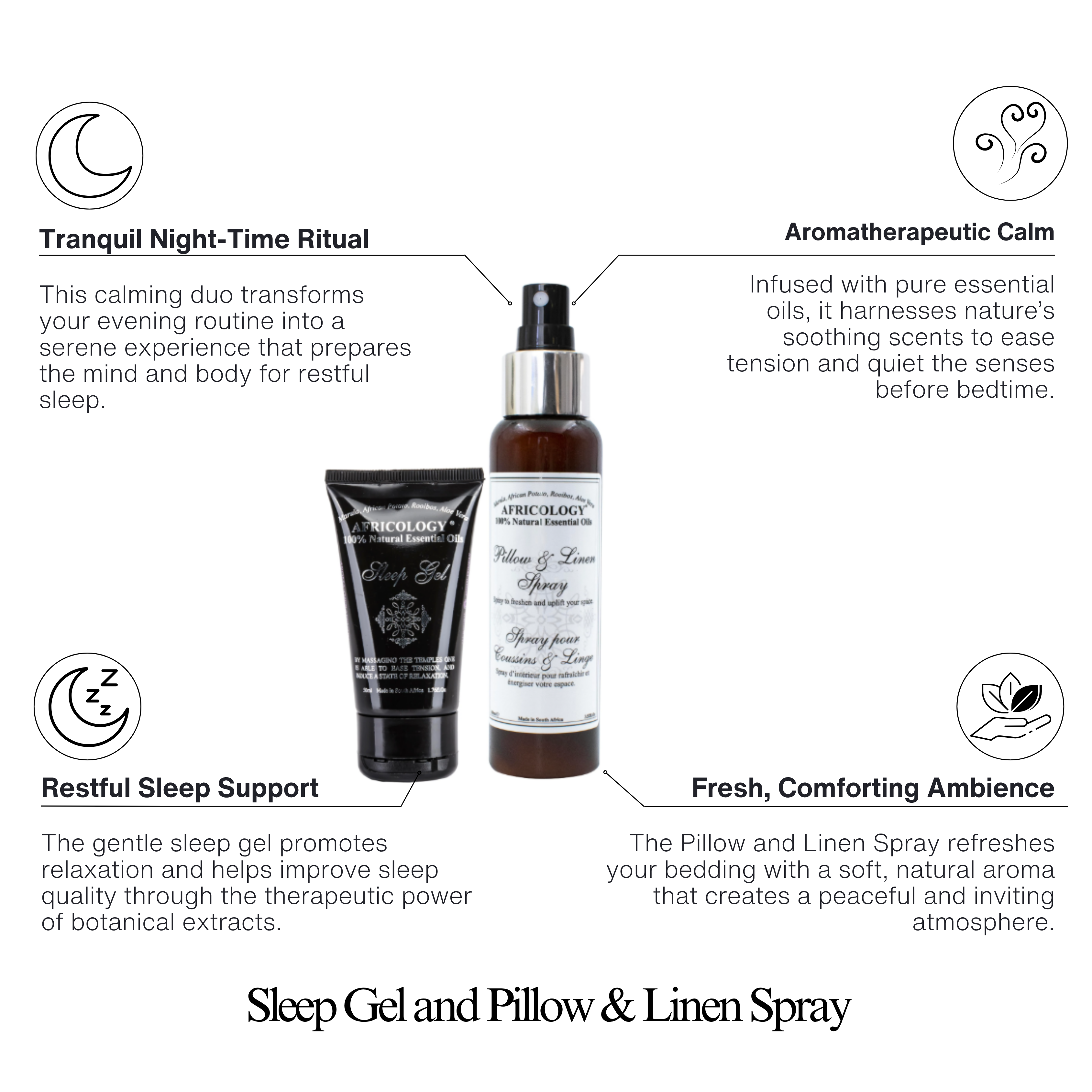 Sleep Gel & Pillow/Linen Spray Bundle