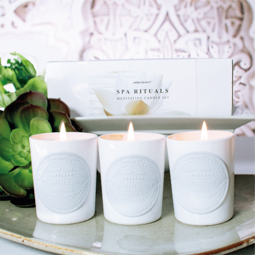 Spa Rituals Meditating Candle Set