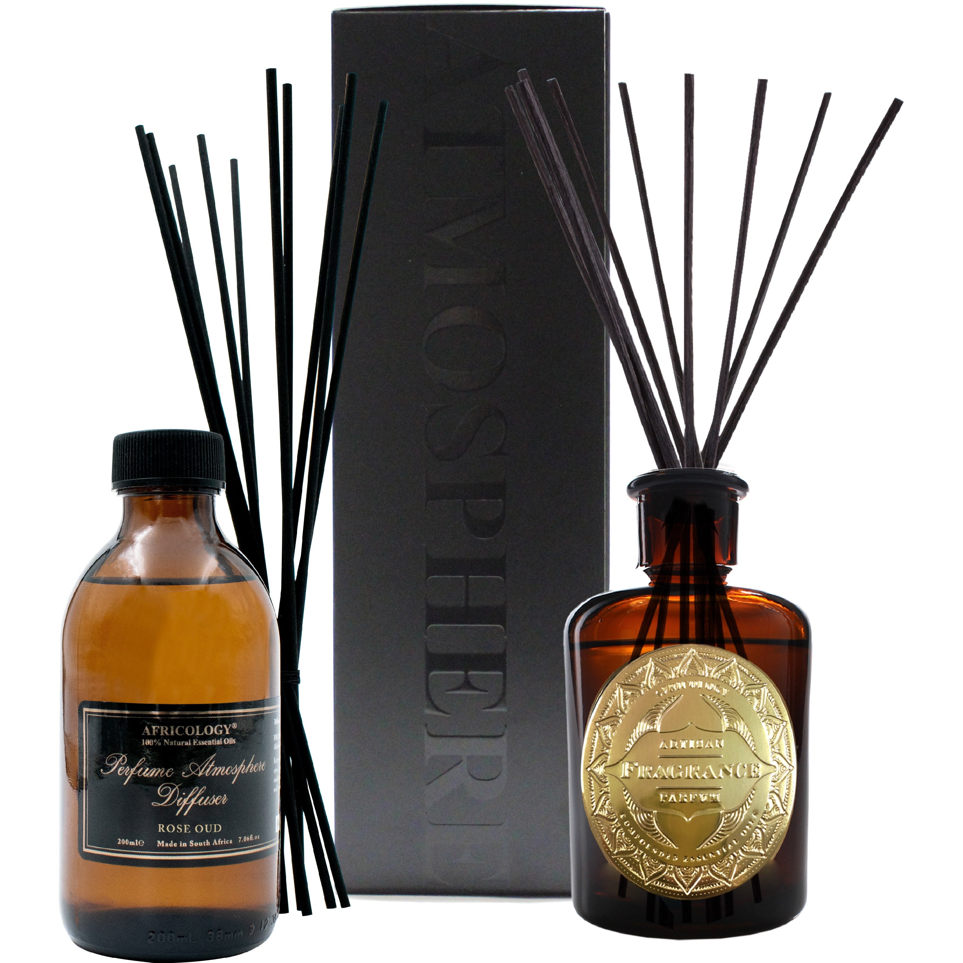 Rose Oud Room Diffuser Bundle (200ml+Refill)
