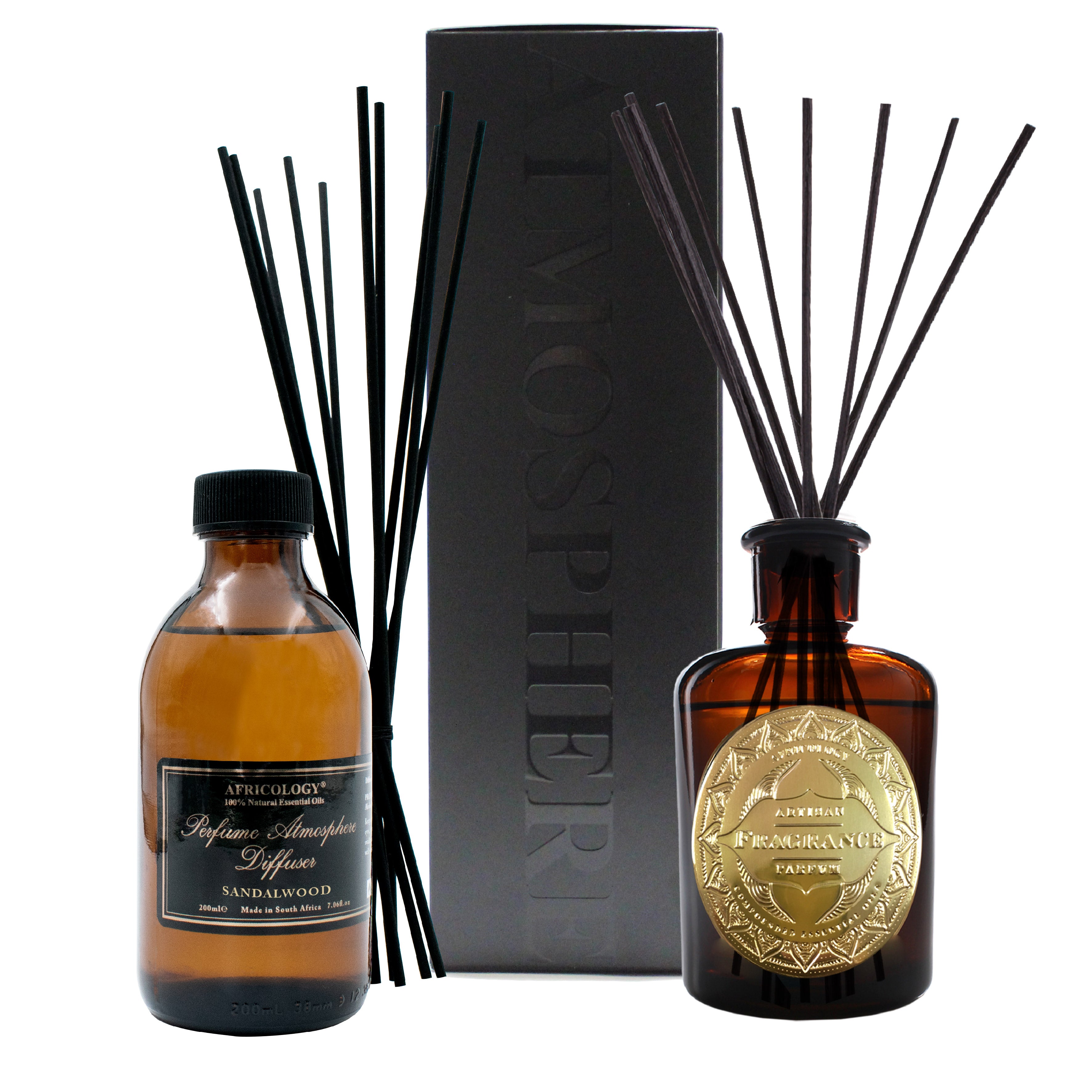 Sandalwood Room Diffuser Bundle (200ml+Refill)