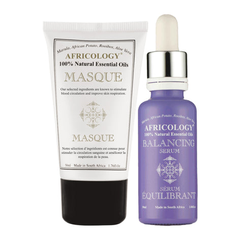 Clay Masque & Balancing Serum (Acne Prone Skin)