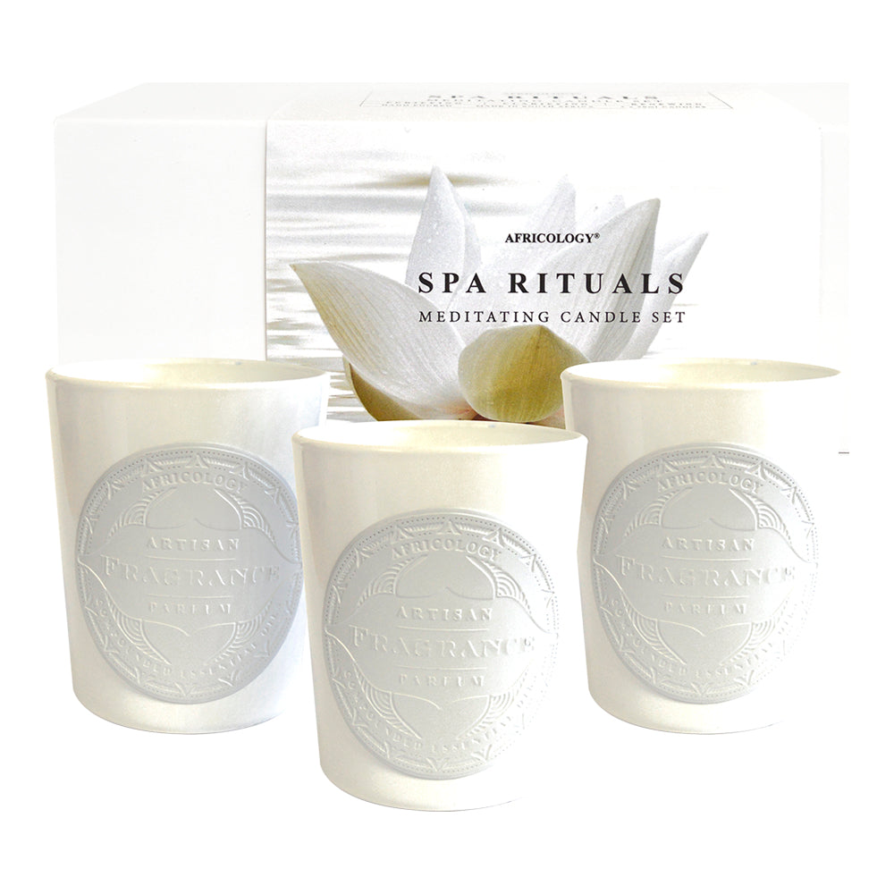 Africology Spa Rituals Meditating Candle Set